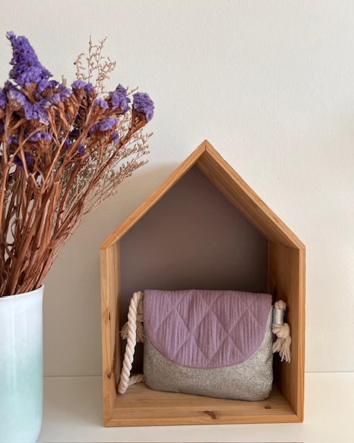 Umhängetasche Silbergalaxie für Damen und Mädchen