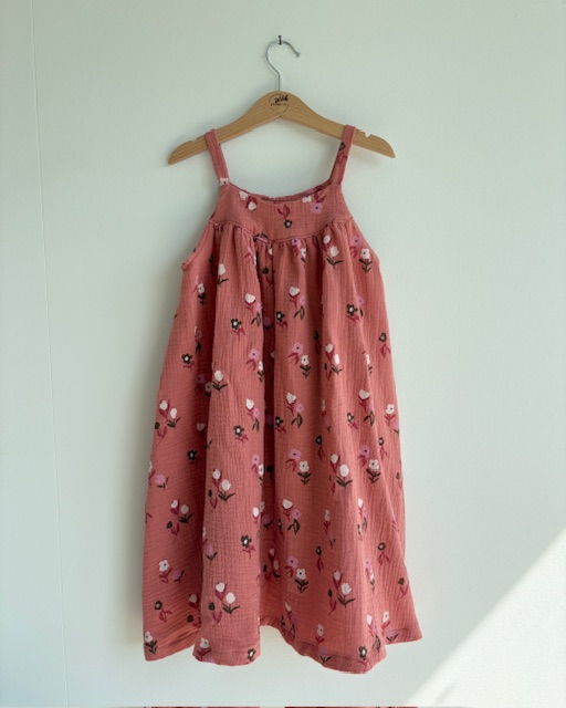 Sommerkleid Marsala Blumen – Bild 5