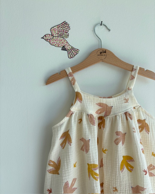 Sommerkleid Vögel