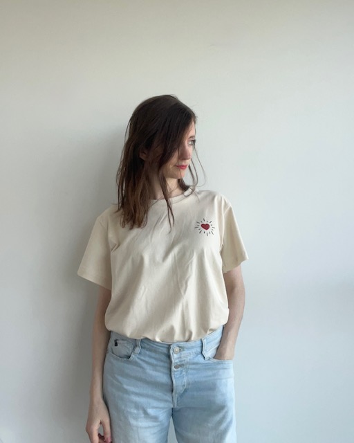 Classic T-Shirt Herz für Damen