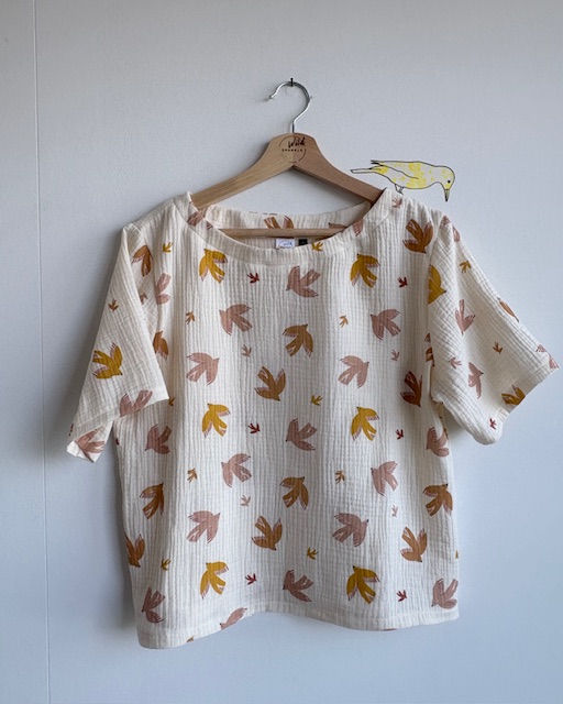 T-Shirt Vogelmuster – Bild 4